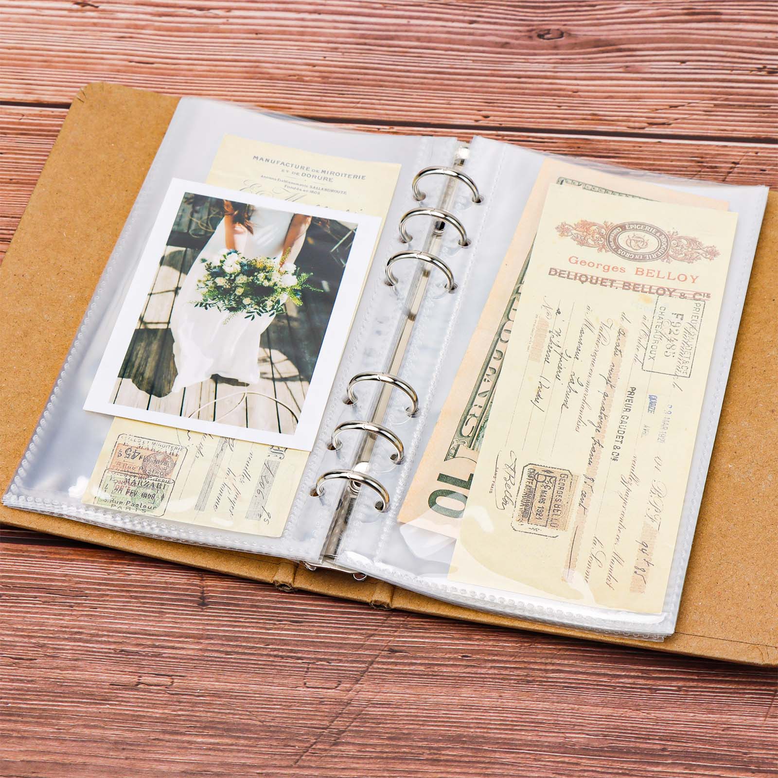 20pcs A6 Card Sleeves Binder Sheets Clear PP Double Sided Pockets Phot MEI YI TIAN GROUP 20pcs A6 Card Sleeves Binder Sheets Clear PP Double Sided Pockets Phot MEI YI TIAN GROUP
