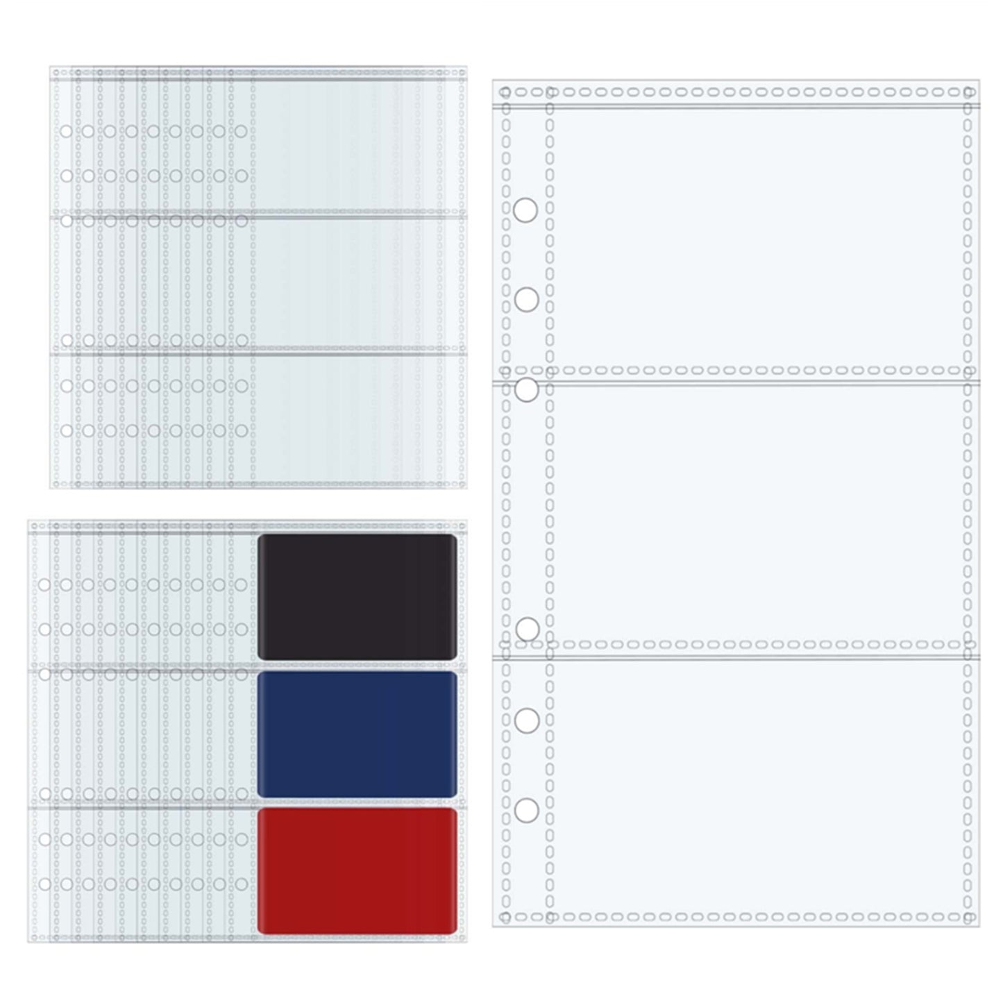 20pcs A6 Card Sleeves Binder Sheets Clear PP Double Sided Pockets Phot MEI YI TIAN GROUP 20pcs A6 Card Sleeves Binder Sheets Clear PP Double Sided Pockets Phot MEI YI TIAN GROUP