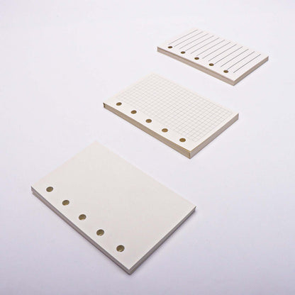 3 Pack A8 Refill Paper 120 Sheets Loose Leaf Paper M5-5 Hole Binder Paper A8 Notebook Filler Paper