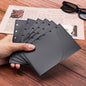 A6/A7 6pcs Cash Envelopes PP Zipless Budget Envelopes 2 Pocket Planner Inserts for 6 Ring Binder