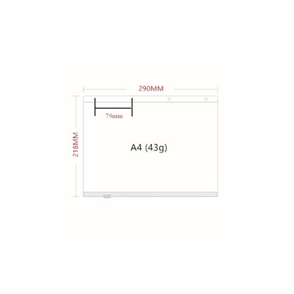 A4/A5/A6/A7/B5 12pcs Frosted Cash Envelopes PVC Budget Envelopes Translucent Zipper Pouch