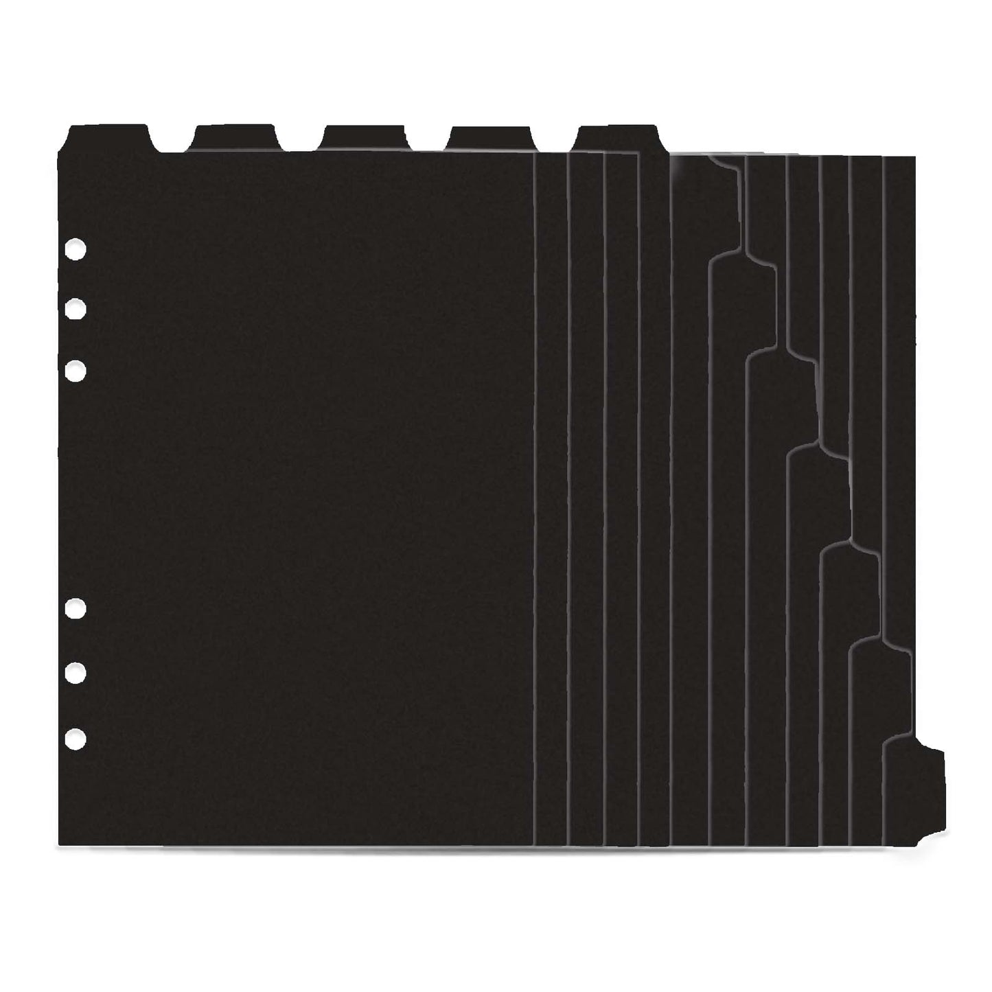 A5 A6 Binder Index Dividers Top Tab and Side Tab Binder Dividers 6 Holes Page Dividers