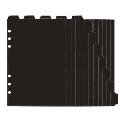A5 A6 Binder Index Dividers Top Tab and Side Tab Binder Dividers 6 Holes Page Dividers
