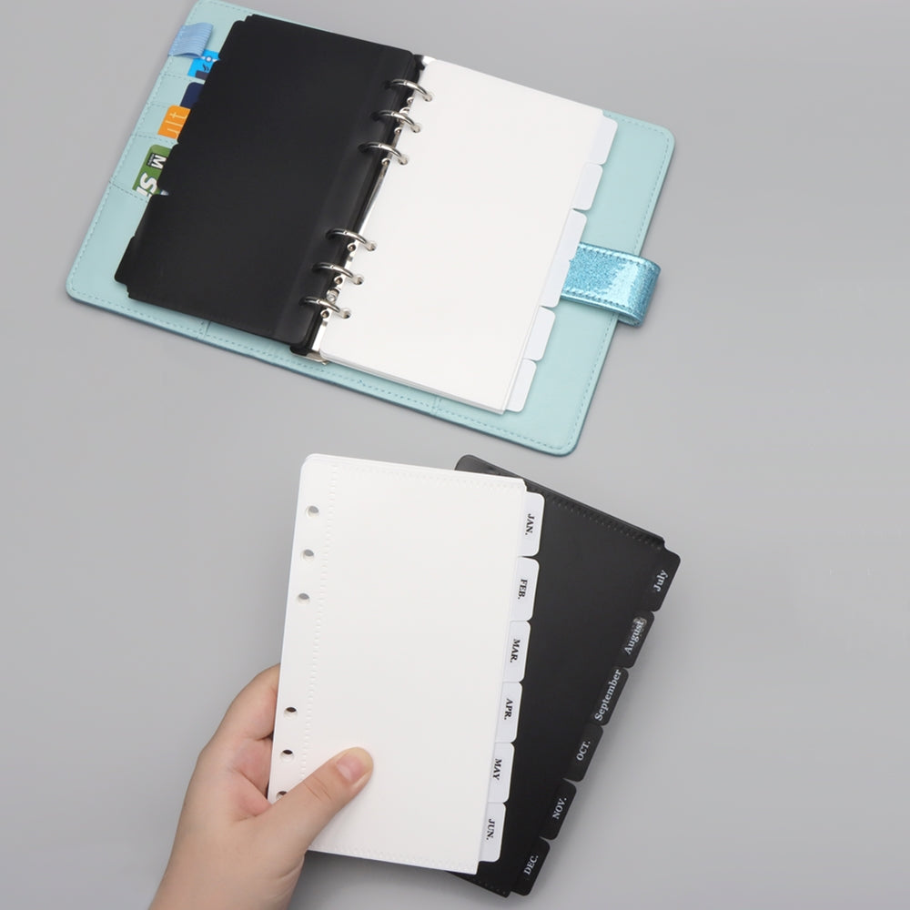 A6 Cash Envelopes 12pcs Money Envelopes Cash Stuffing Envelopes Side Open Budget Envelopes for 6 Ring Binder