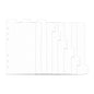 A5 A6 Binder Index Dividers Top Tab and Side Tab Binder Dividers 6 Holes Page Dividers