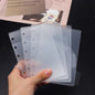 A6 A7 Cash Envelopes Double Pocket Budget Envelopes Zippless Cash Stuffing Envelopes 6 Holes Binder Pocket Divider