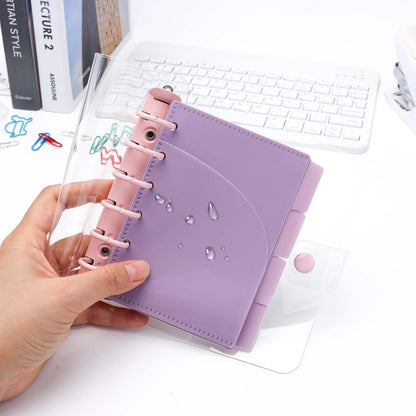 A6 A7 Cash Envelopes Double Pocket Budget Envelopes Zippless Cash Stuffing Envelopes 6 Holes Binder Pocket Divider