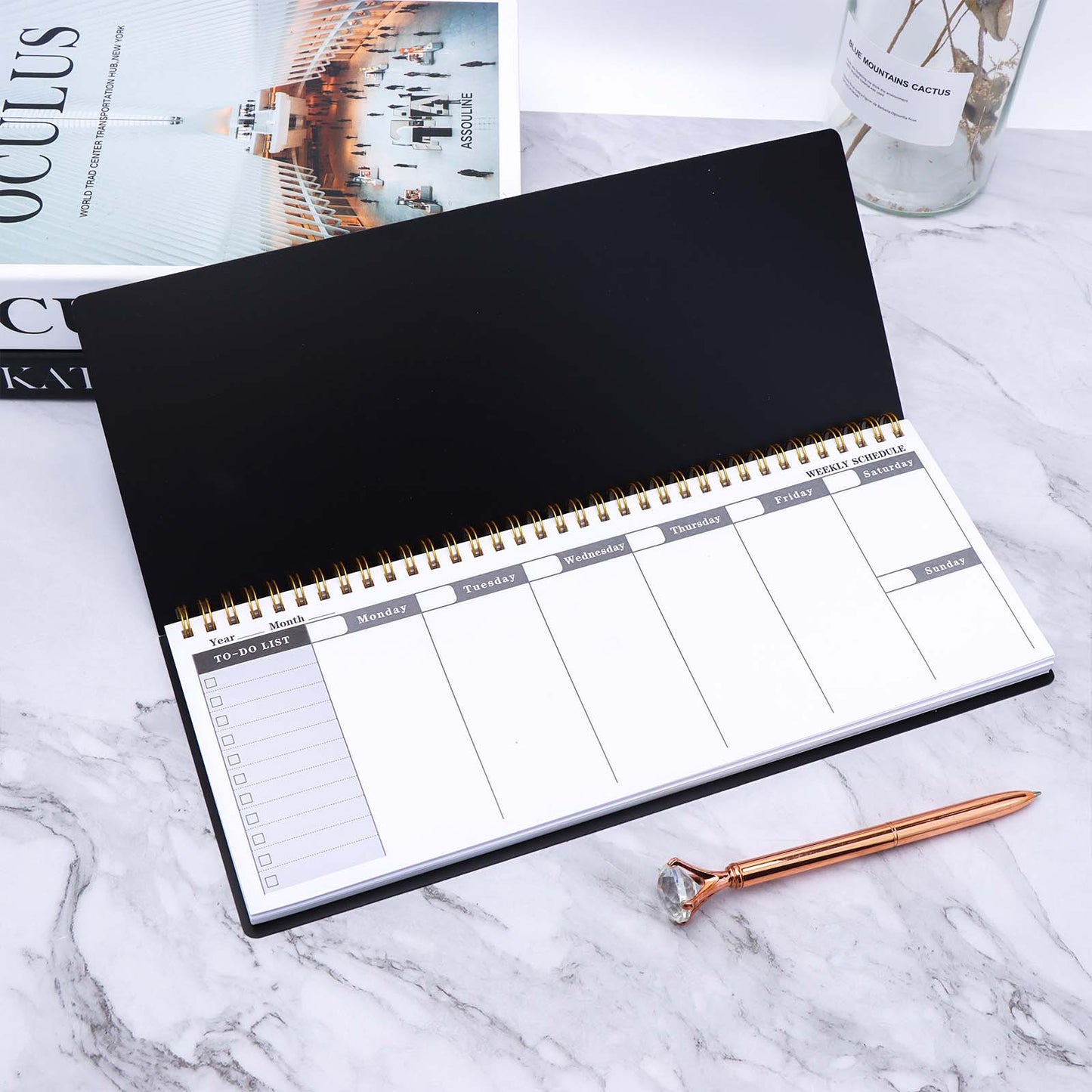 Weekly Planner Undated Weekly Schedule Whole Year Undated Planner Weekly To Do List Schedule Planner