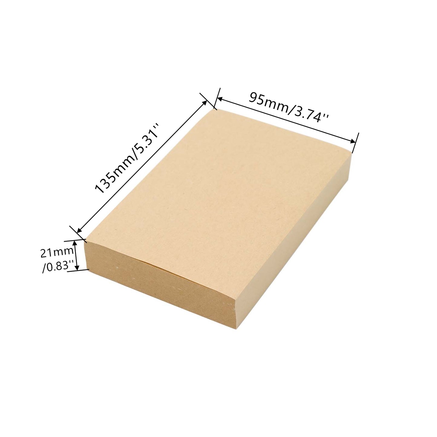 Non Sticky Notes A6/78mm Note Pads Reminder Memo Pads Blank Note Paper Small Notepad