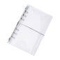 A6 A7 A8 PP Trifold Binder with Bandage Loose Leaf Folder Transparent Planner Binder