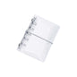 A6 A7 A8 PP Trifold Binder with Bandage Loose Leaf Folder Transparent Planner Binder
