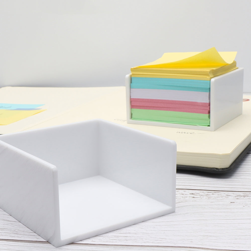 Blank Note Pads White and Colorful Memo Pads 500 Sheets Non Sticky Note Paper White Memo Holder