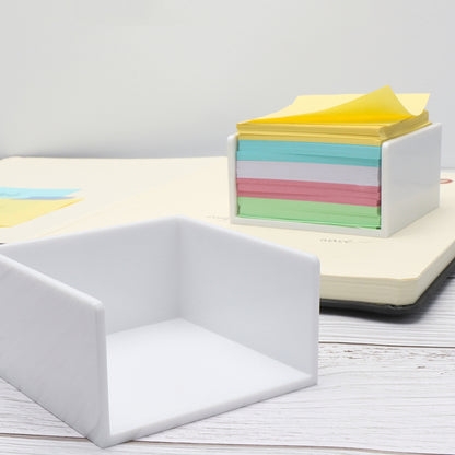 Blank Note Pads White and Colorful Memo Pads 500 Sheets Non Sticky Note Paper White Memo Holder