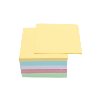 Non Sticky Notes 500 Sheets Note Pads with Clear Plastic Note Holder Reminders Memo Pad
