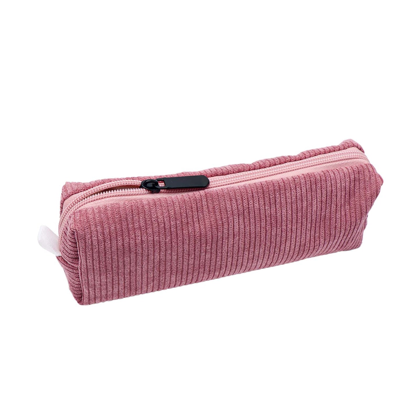 Corduroy Pencil Case Solid Zipper Pencil Pouch Soft Pen Bag Stationery Organizer Storage Bag