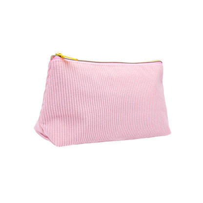 Corduroy Makeup Bag Solid Cosmetic Bag Brushes Organizer Travel Toiletry Zipper Pouch Storage Bag