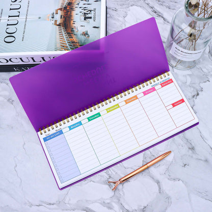Weekly Planner Undated Weekly Schedule Whole Year Undated Planner Weekly To Do List Schedule Planner