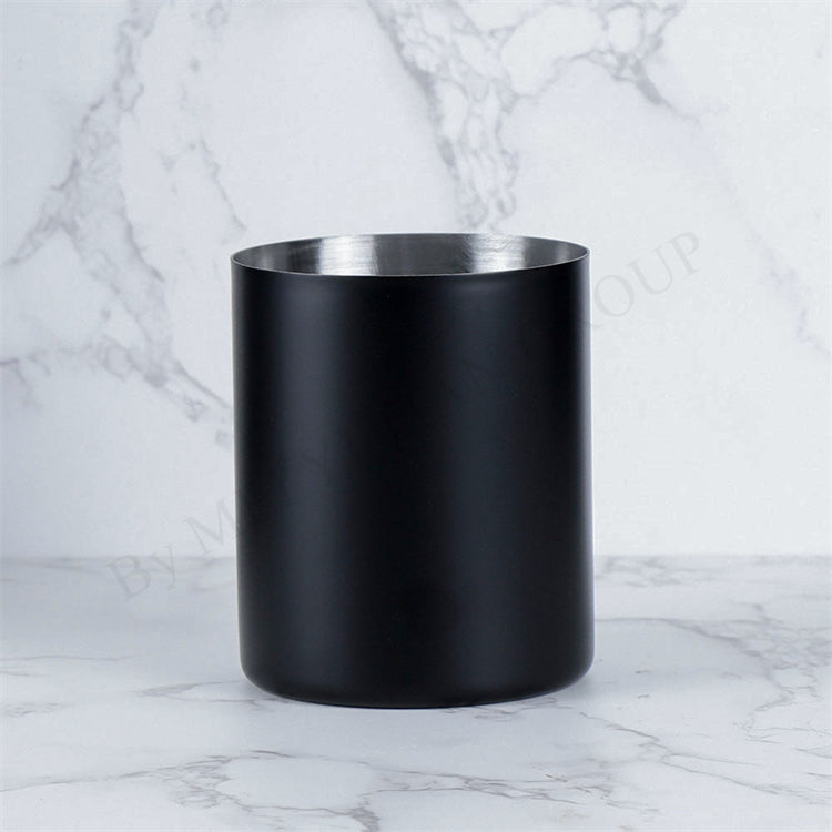 Stainless Steel Pen Holder Cup for Home Office Desk Organizers Colorful Multi Use Pencil Pot Flower Vase Desktop Decors