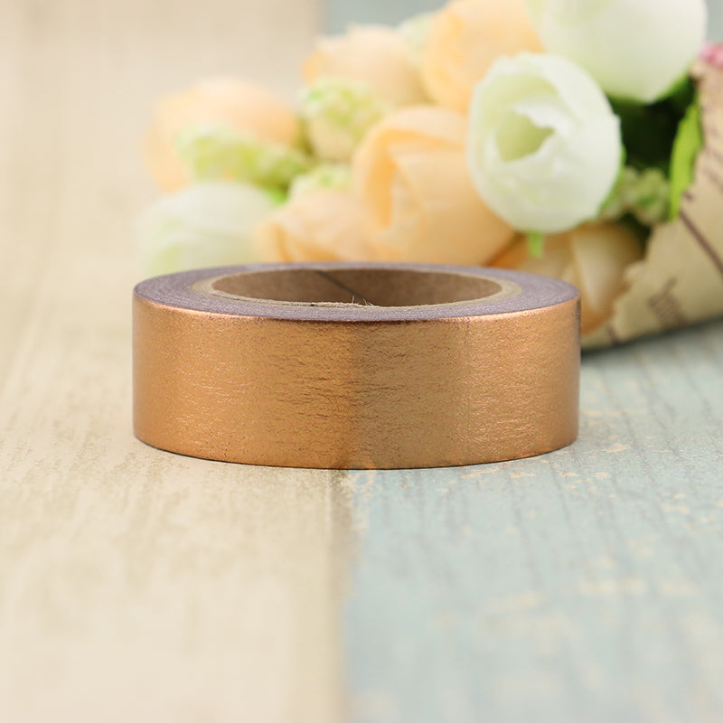 3 Rolls Foil Washi Tape DIY Decorative Tape Colorful Masking Tape Craft Tape for Scrapbook Gift Wrapping