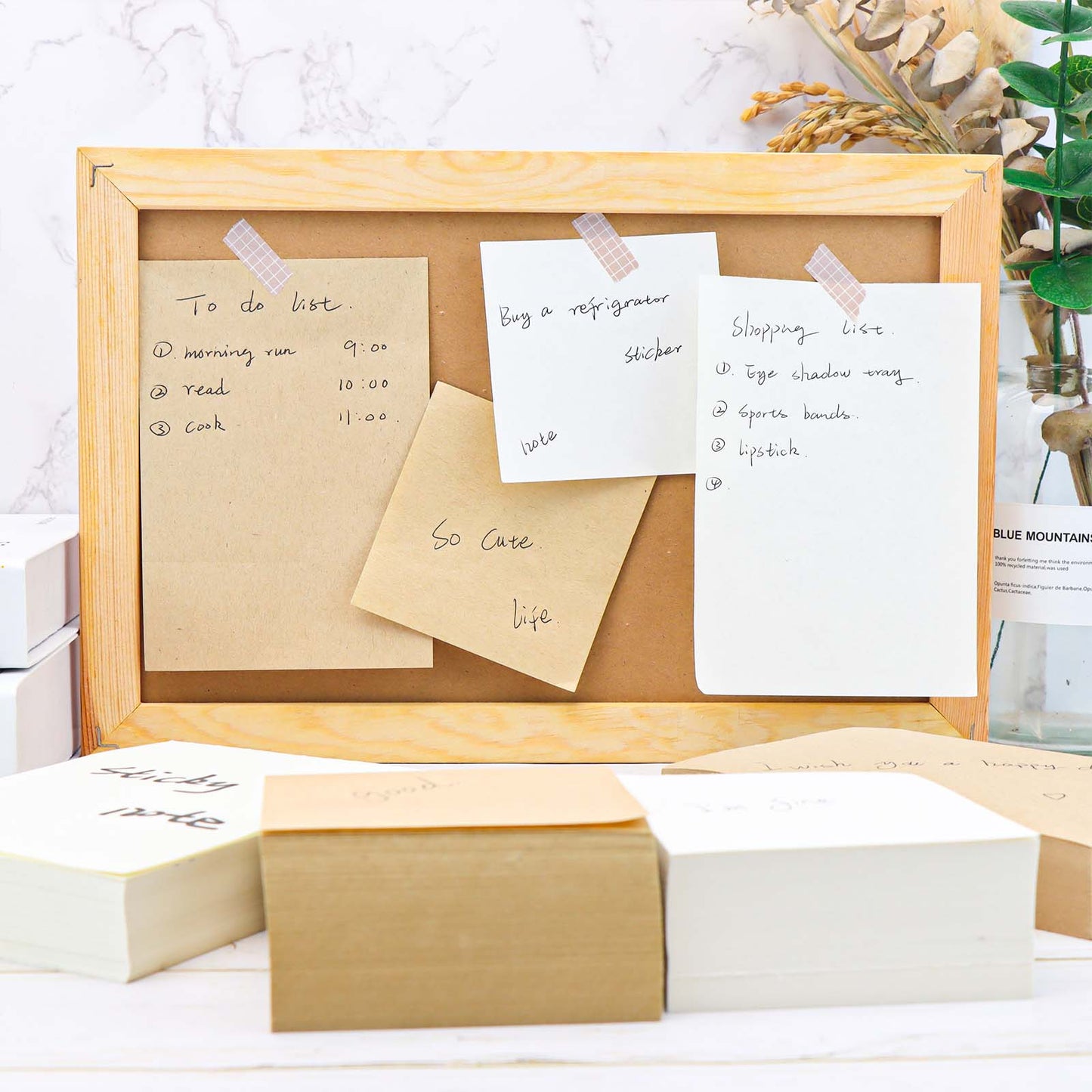 Non Sticky Notes A6/78mm Note Pads Reminder Memo Pads Blank Note Paper Small Notepad