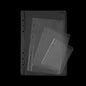 A5 A6 A7 A9 Side Loading Clear PVC Envelope Pouch Zipless Loose Leaf Binder Pockets