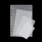 A5 A6 A7 A9 Side Loading Clear PVC Envelope Pouch Zipless Loose Leaf Binder Pockets