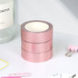 3 Rolls Foil Washi Tape DIY Decorative Tape Colorful Masking Tape Craft Tape for Scrapbook Gift Wrapping