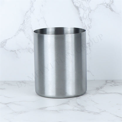 Stainless Steel Pen Holder Cup for Home Office Desk Organizers Colorful Multi Use Pencil Pot Flower Vase Desktop Decors